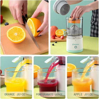 Portable Electric Hands-Free Citrus Juicer