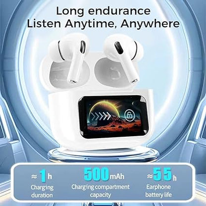 A9 Pro Wireless Airpods with Smart Touch Screen ANC/ENC