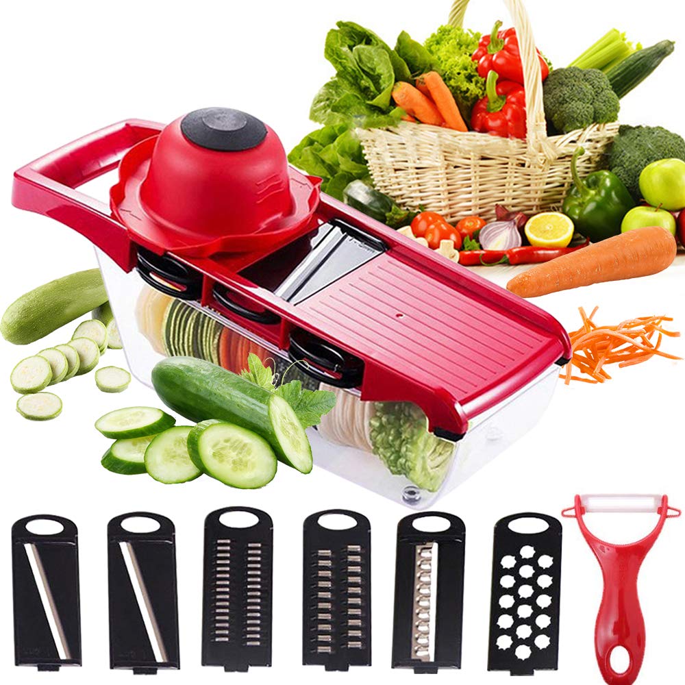 MULTIFUNCTIONAL 6 IN 1 MAGIC MANDOLINE SLICER
