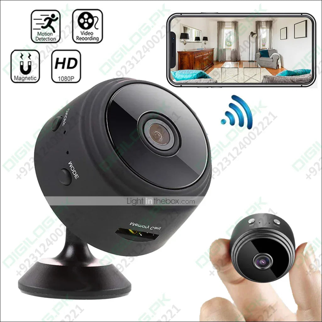 A9 Mini Wi-Fi Camera 1080p Full HD Wireless Ip Camera