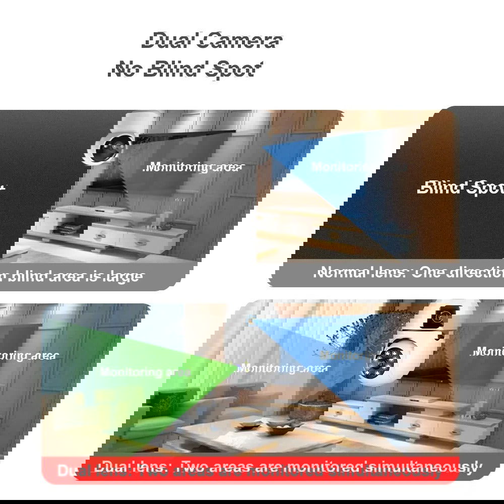 Wifi Bulb Camera Dual lance PTZ 2MP