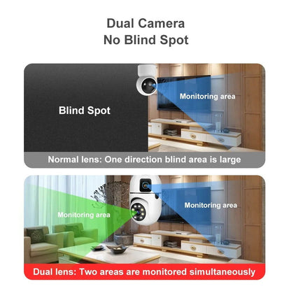 Wifi Bulb Camera Dual lance PTZ 2MP