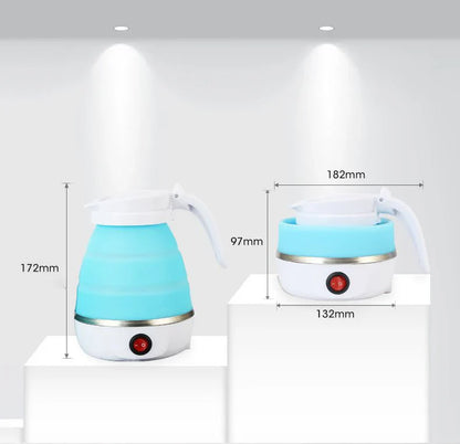 Stainless Steel Silicone Folding Electric Kettle
